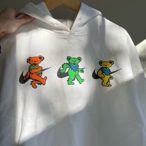 NIKE x GRATEFUL DEAD Custom Hoodie Size XL